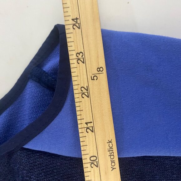 RLX Ralph Lauren Fleece Golf Vest Mens XL Blue & Navy Full Zip Pockets‎ - Picture 6 of 8